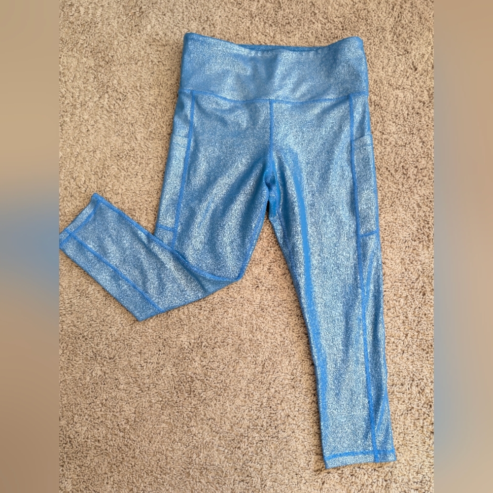 ZYIA Metallic Blue Activewear